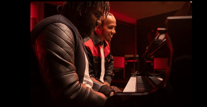 Vodafone powers 5G piano duet with Lewis Hamilton